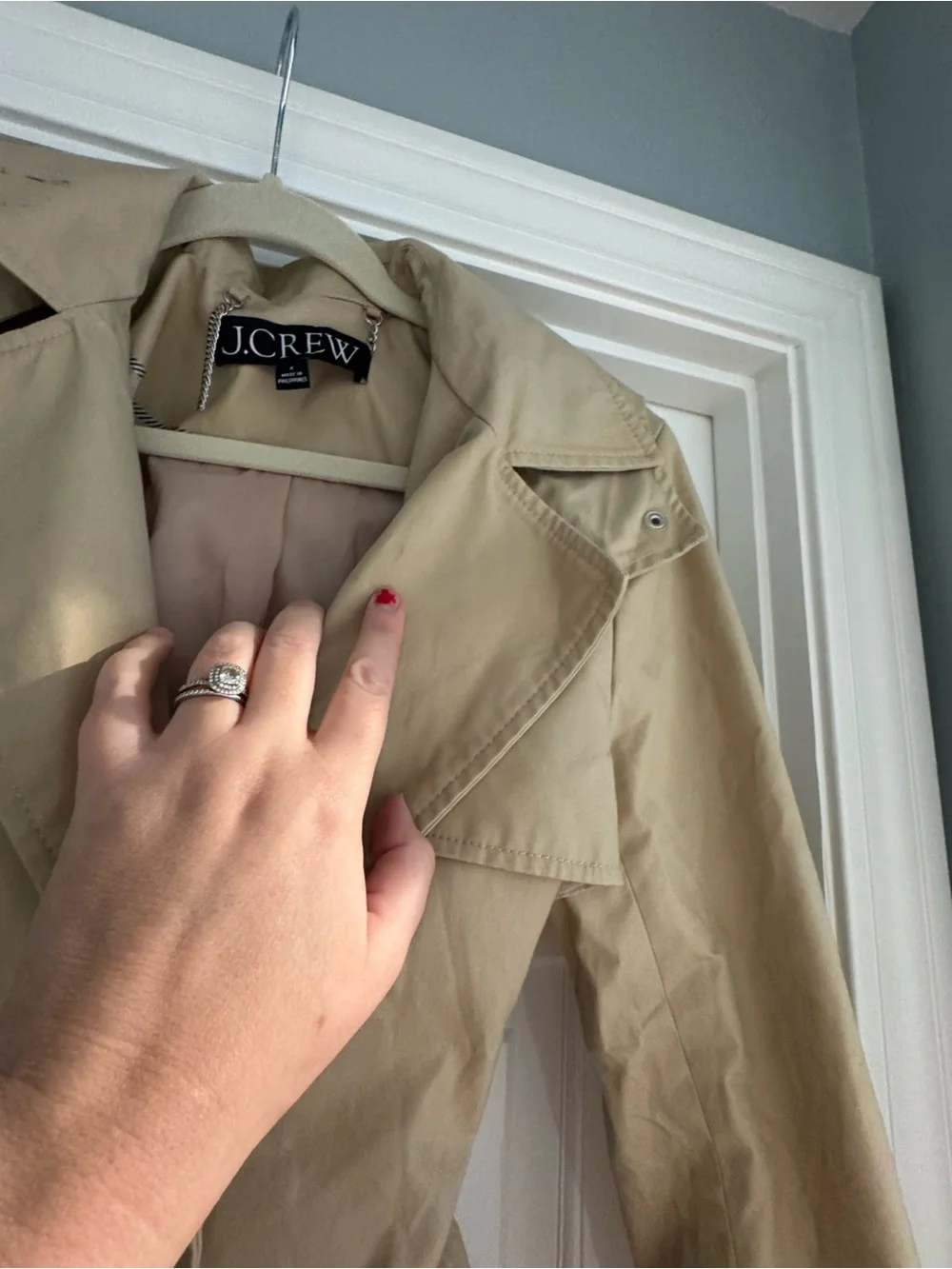 AS IS J Crew New Icon Trench Coat